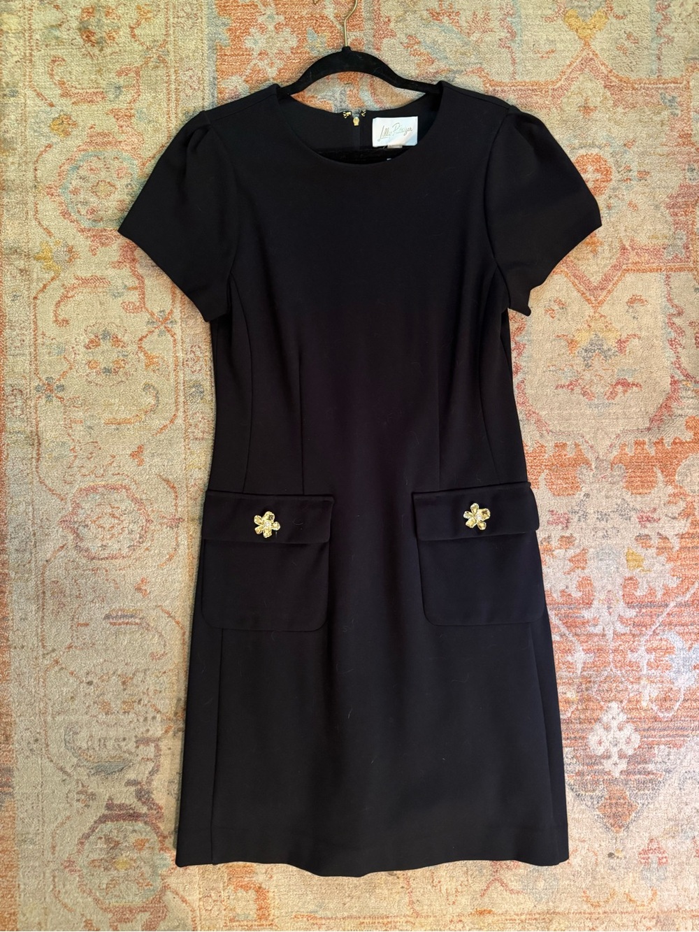 Lilly Pulitzer Fallon Dress In Noir, EUC, Size 8